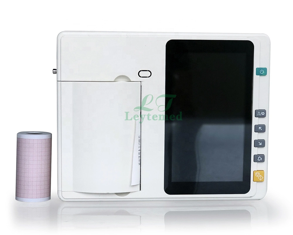 LTSE23 Cheap Price 3 Channel/6 Channel/12 Channel 7 Inch Touch Screen ECG Machine