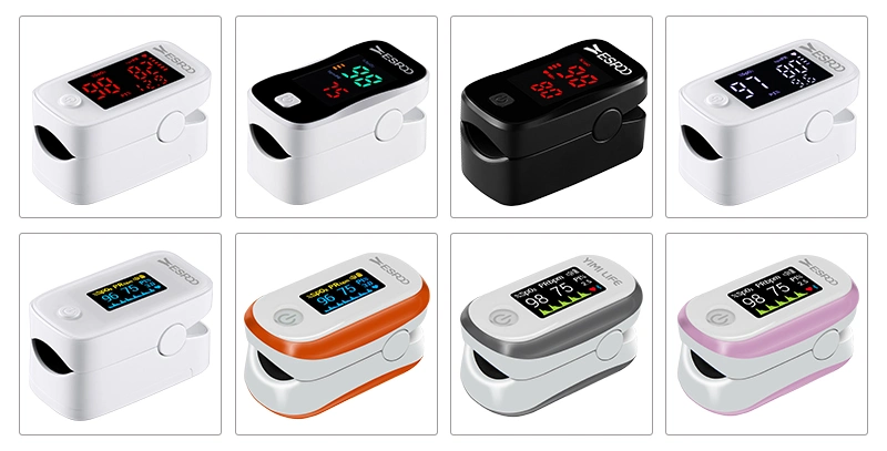 1.5 LED Multi Color Plethysmograph Ym101 Yimi Life SpO2 Fingertip Pulse Oximeter