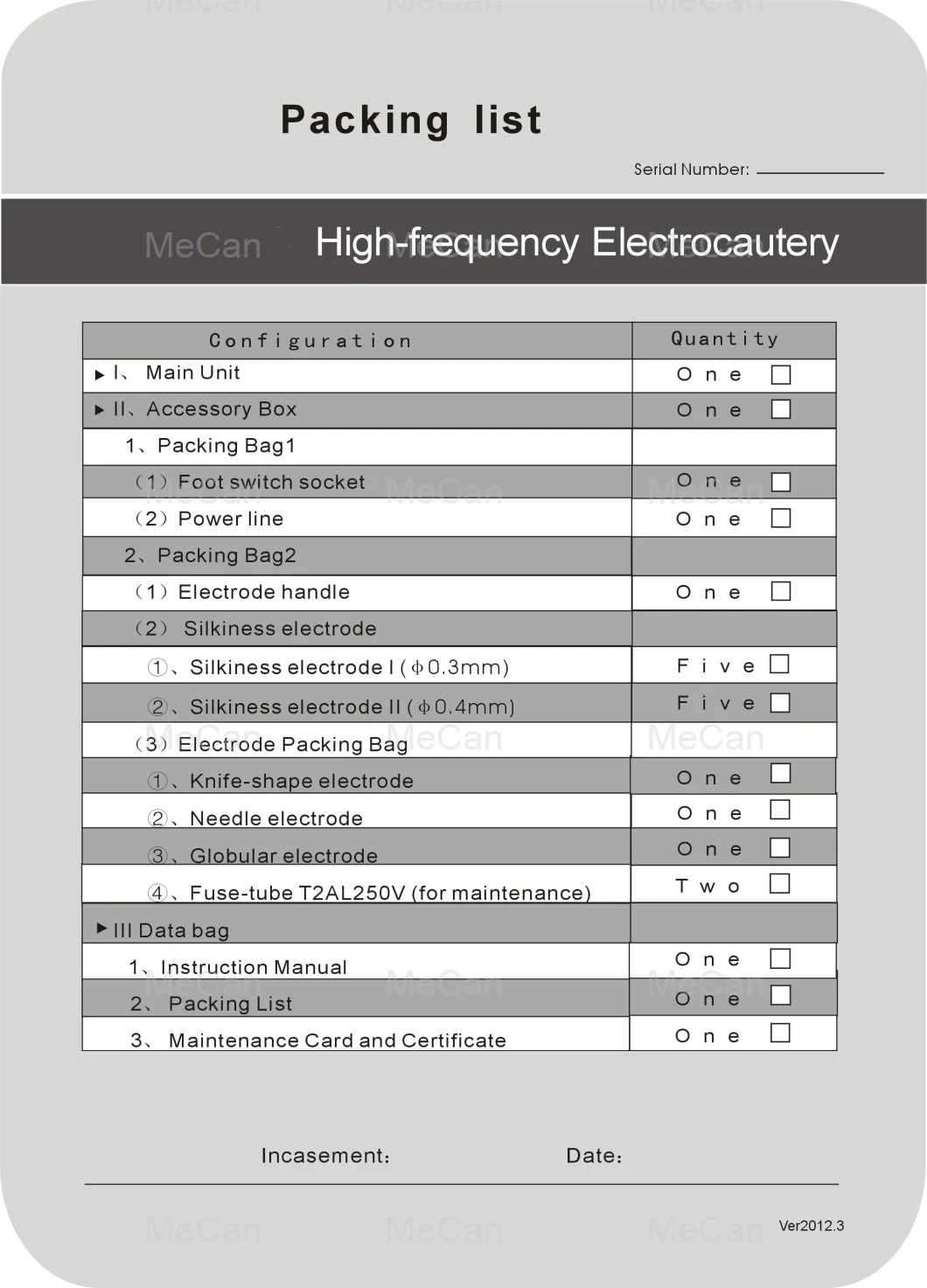 Diathermy Machine High Frequency Electrosurgical Unit