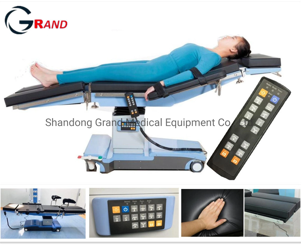 China High-End Electric Hydraulic Operating Table Hospital Medical Surgical Operation Room Electro-Hydraulic Ot Theatre Table with German Motor