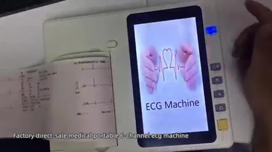 ECG Machine 12 Channels 12 Lead Cardiology ECG Machine 6 Channel