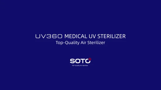 Soto-UV360 UV Lamp Light Air Sterilizer UV Sterilizer Disinfection Trolley UVC Lamp Medical Sterilization Equipments