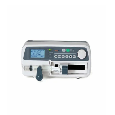 CE Approved Medical Single Channel Infusion Syringe Pump