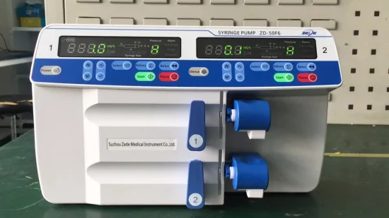 Factory Price - Double Dual Channel Syringe Pump Portable Electric Infusion Pump for Surgical and Anesthesia