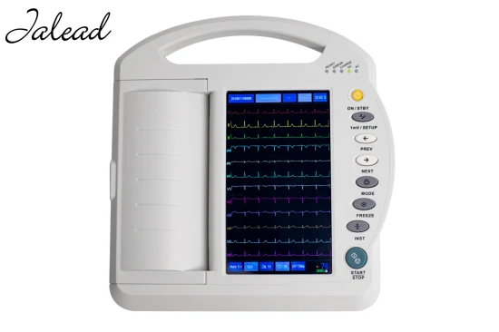 CE ISO Medical Equipment Electrocardiograph Digital 3 Channel Touch Screen ECG Machine with Interpretation