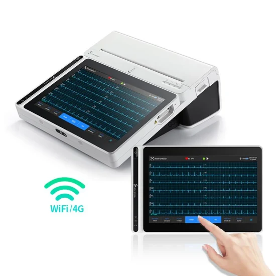 Lepu Touch Screen WiFi 12 18 Lead Electrocardiograph ECG EKG Machine